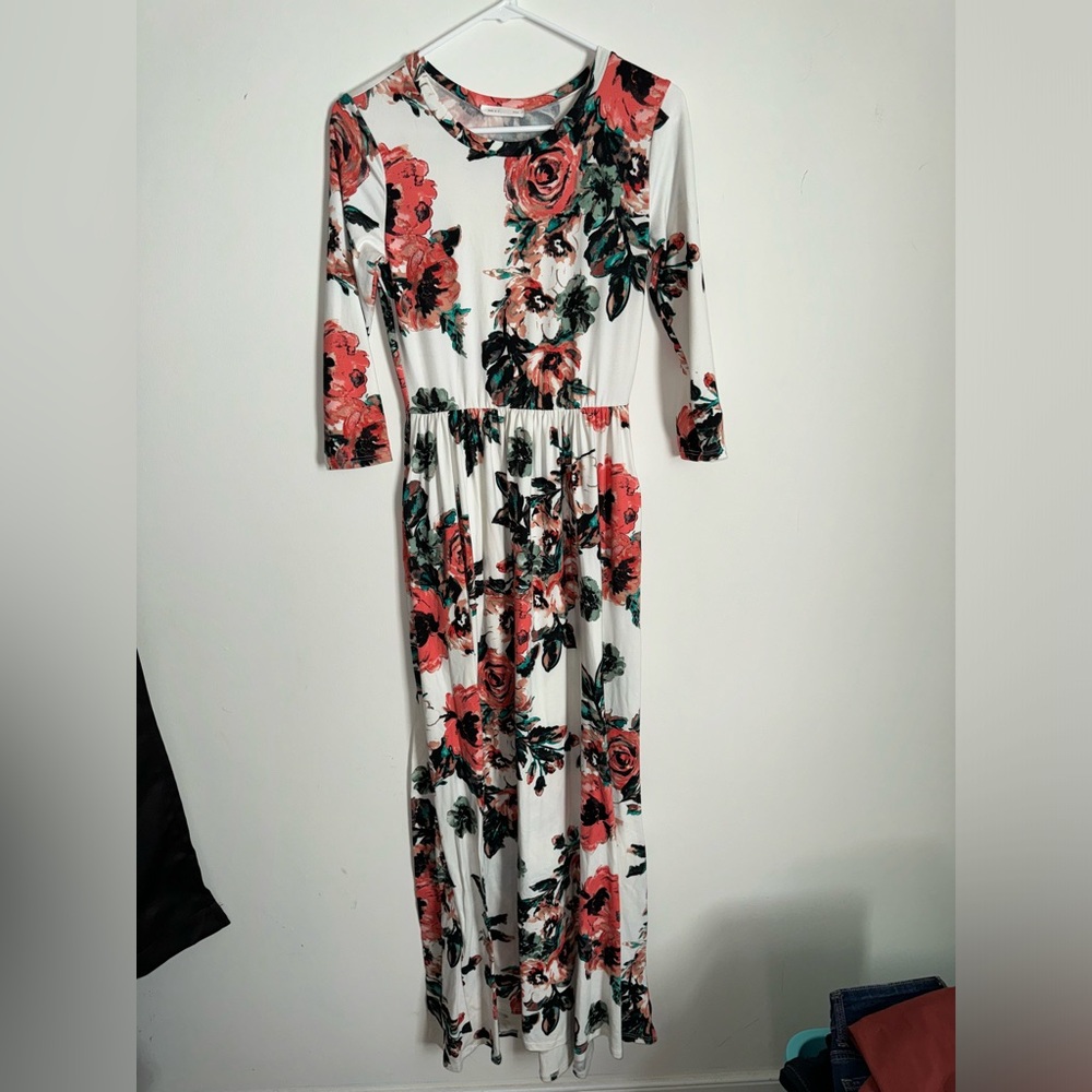 Floral maxi dress